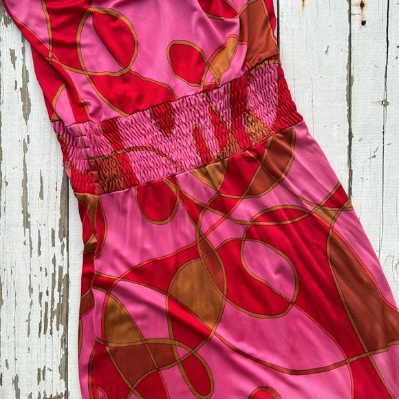 Vintage Silk Halter Dress by Flora Kung - Picture 6 of 8